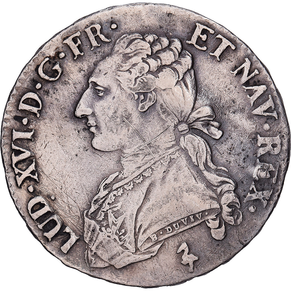 Frankreich, Louis XVI, 1/2 Ecu aux branches d'olivier, 1783, Paris, Silber, SS+