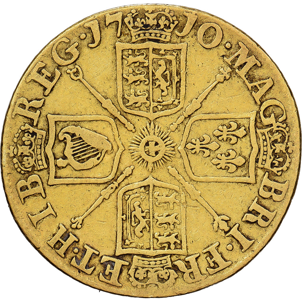 Großbritannien, Anna, 1 Guinea, 1710, London, Gold, S, KM:534