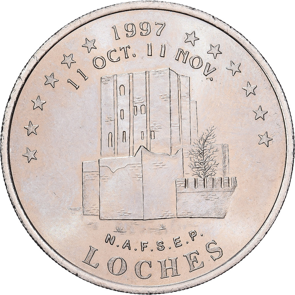 Frankrijk, 2 Euro, Tours et de Touraine - Loches, 1997, MDP, Cupronickel, PR