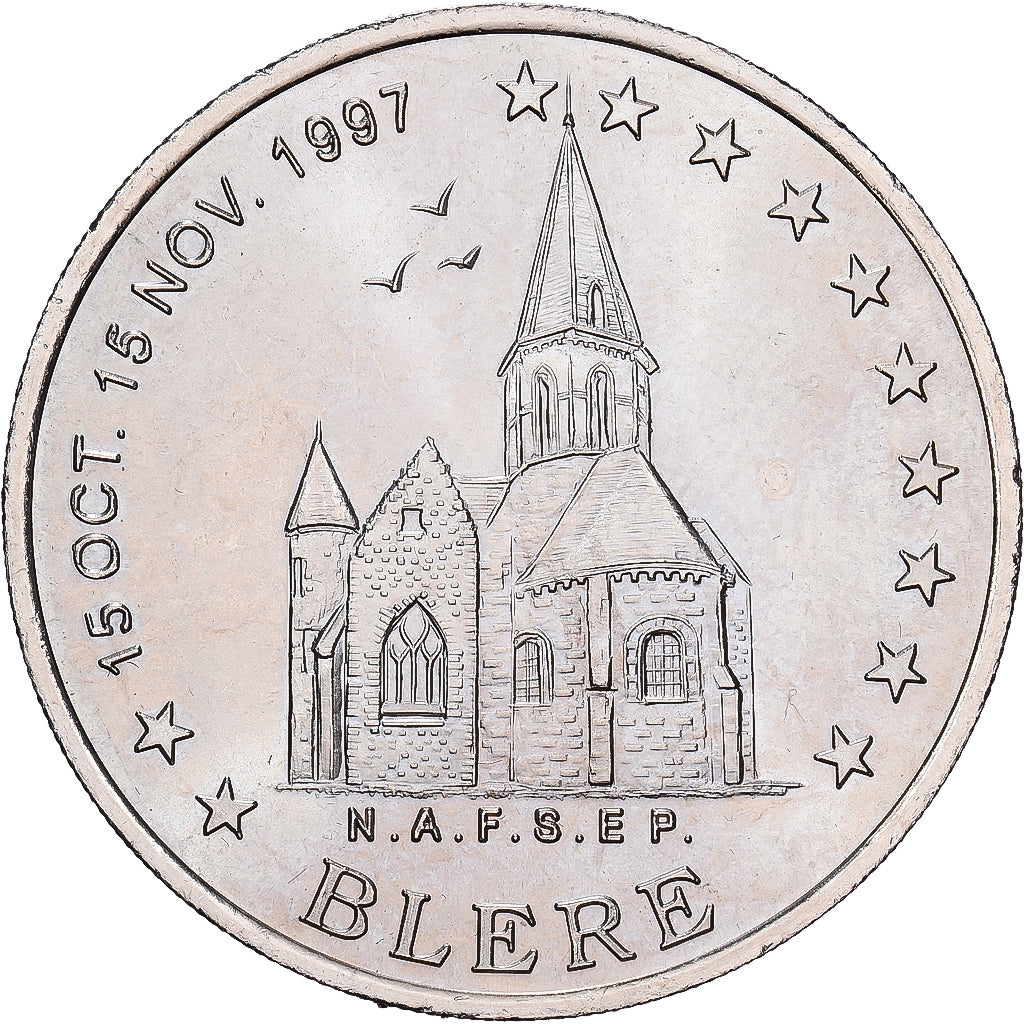 Frankrijk, 2 Euro, Tours et de Touraine - Bléré, 1997, MDP, Cupronickel, PR