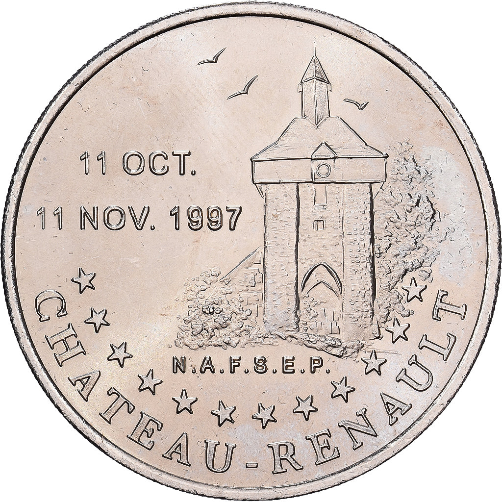 Frankrijk, 2 Euro, Tours et de Touraine - Chateau-Renault, 1997, MDP