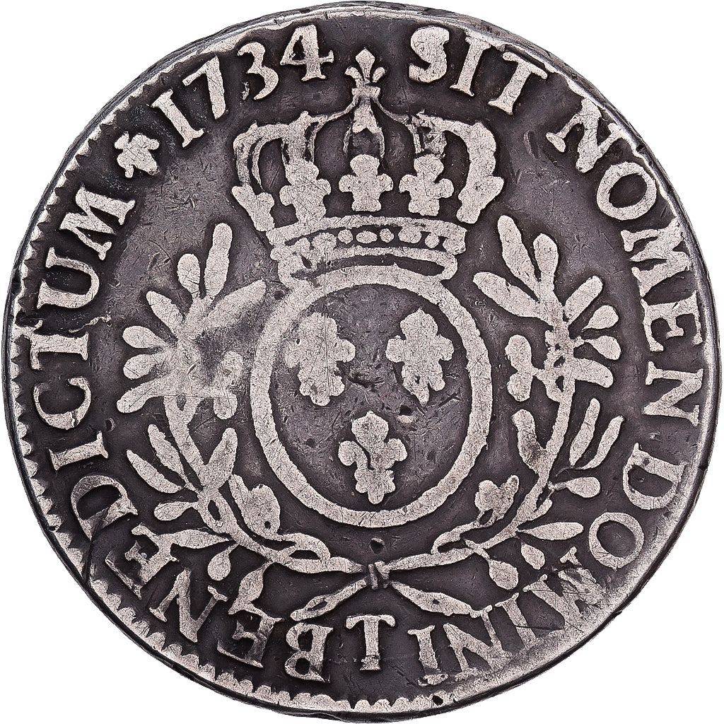 Frankreich, Louis XV, Ecu aux branches d'olivier, Nantes, Silber, S
