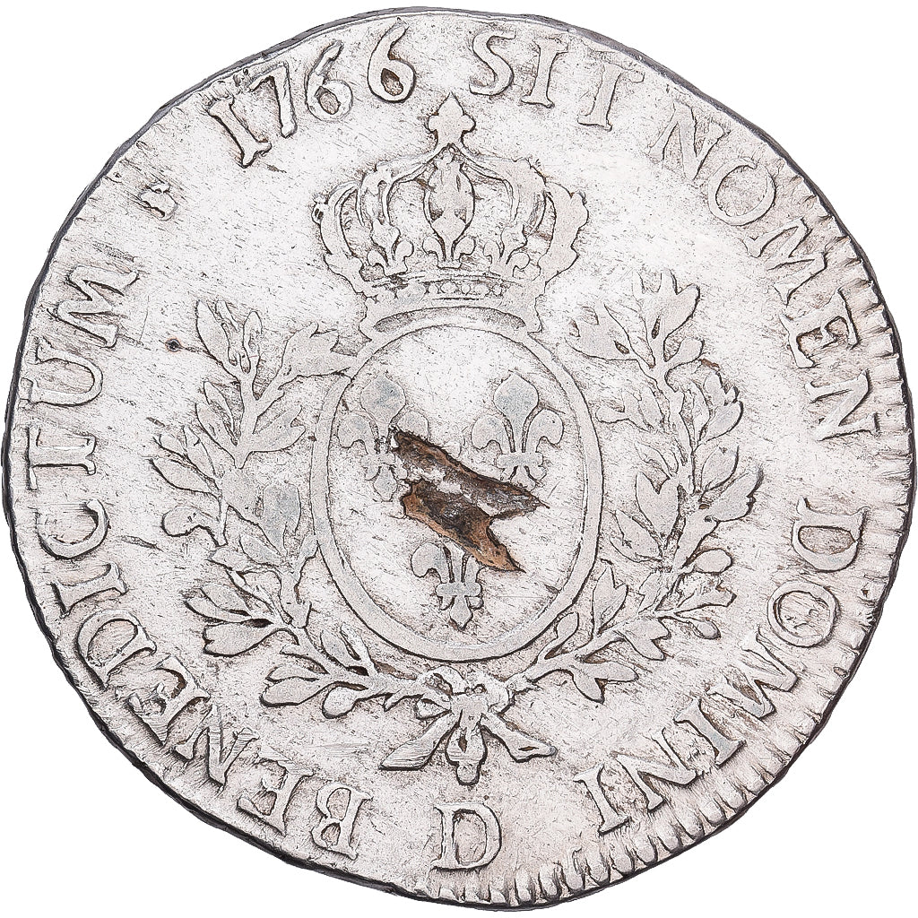 Frankreich, Louis XV, Écu au bandeau, 1766, Lyon, Silber, S+, Gadoury:322