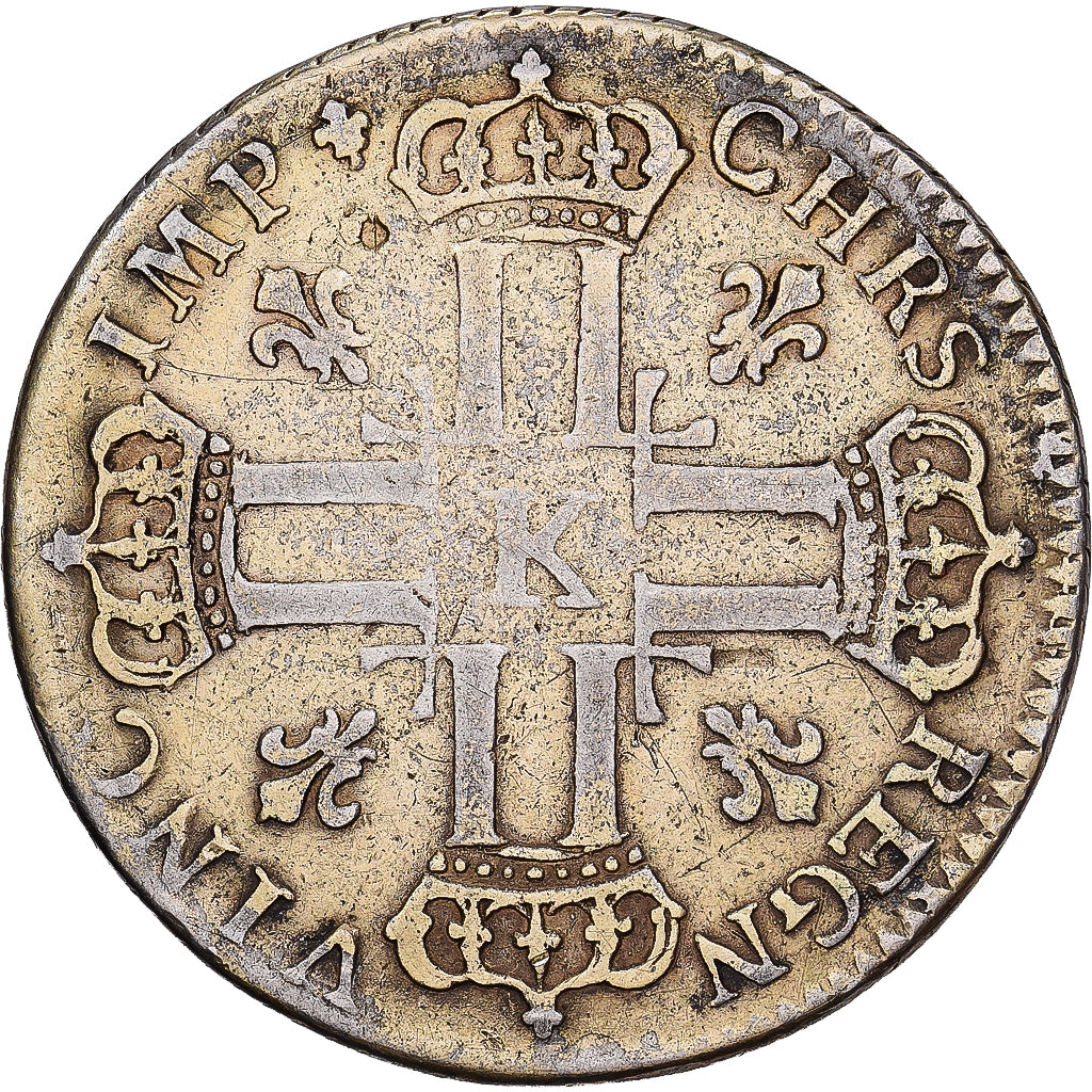 Frankrijk, Louis XV, Petit Louis d'Argent, 1720, Bordeaux, Zilver, FR+