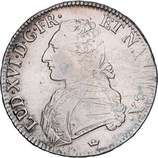 France, Louis XVI, Ecu aux branches d'olivier, 1783, Toulouse, Silver