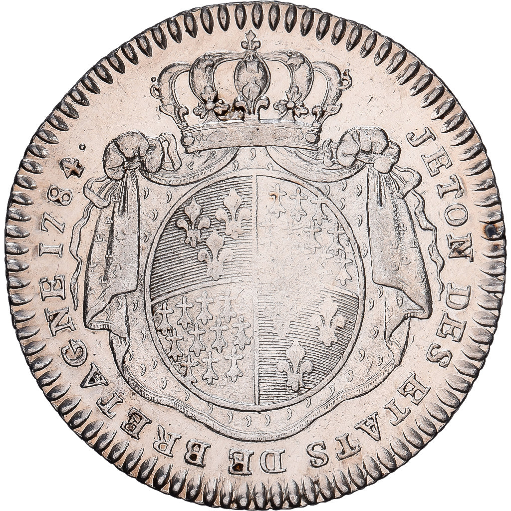 Frankreich, betaalpenning, Etats de Bretagne, 1784, Silber, VZ, Feuardent:8789