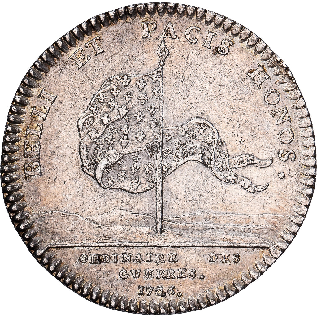 Frankreich, betaalpenning, Louis XV, Ordinaire des Guerres, 1726, Silber, VZ