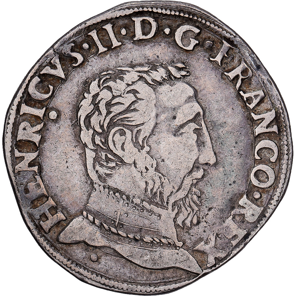 Frankreich, Henri II, Teston, 1553, Toulouse, Silber, SS, Gadoury:373D