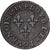 Frankrijk, Louis XIII, Double Tournois, 1615, Paris, Koper, ZF, Gadoury:5