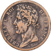 Frankrijk, Charles X, 10 Centimes, 1825, Paris, Bronzen, FR+, KM:11