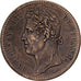 Frankrijk, Charles X, 10 Centimes, 1827, La Rochelle, Bronzen, PR, KM:11