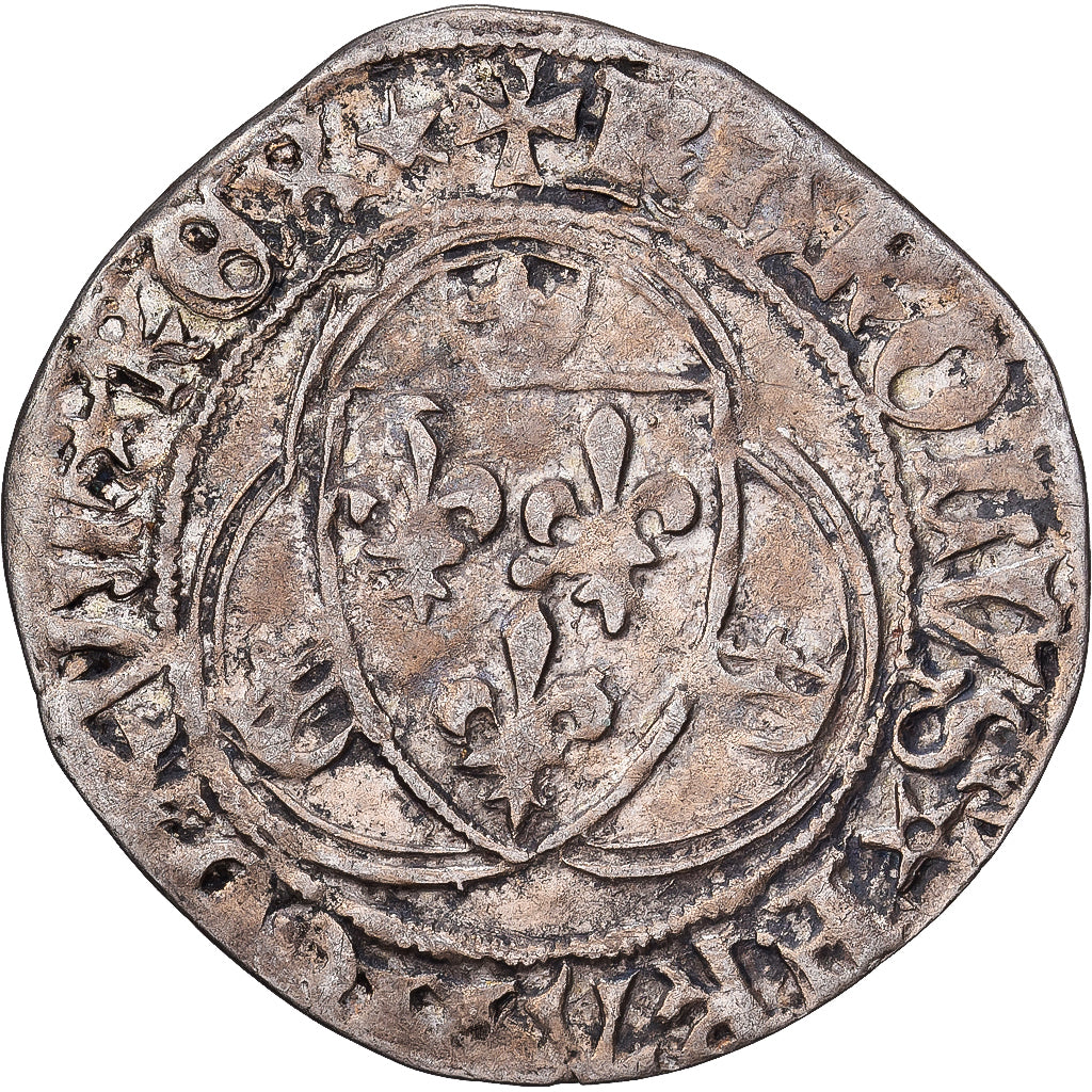 Frankreich, Charles VII, Blanc à la couronne, 1422-1461, Saint-André de