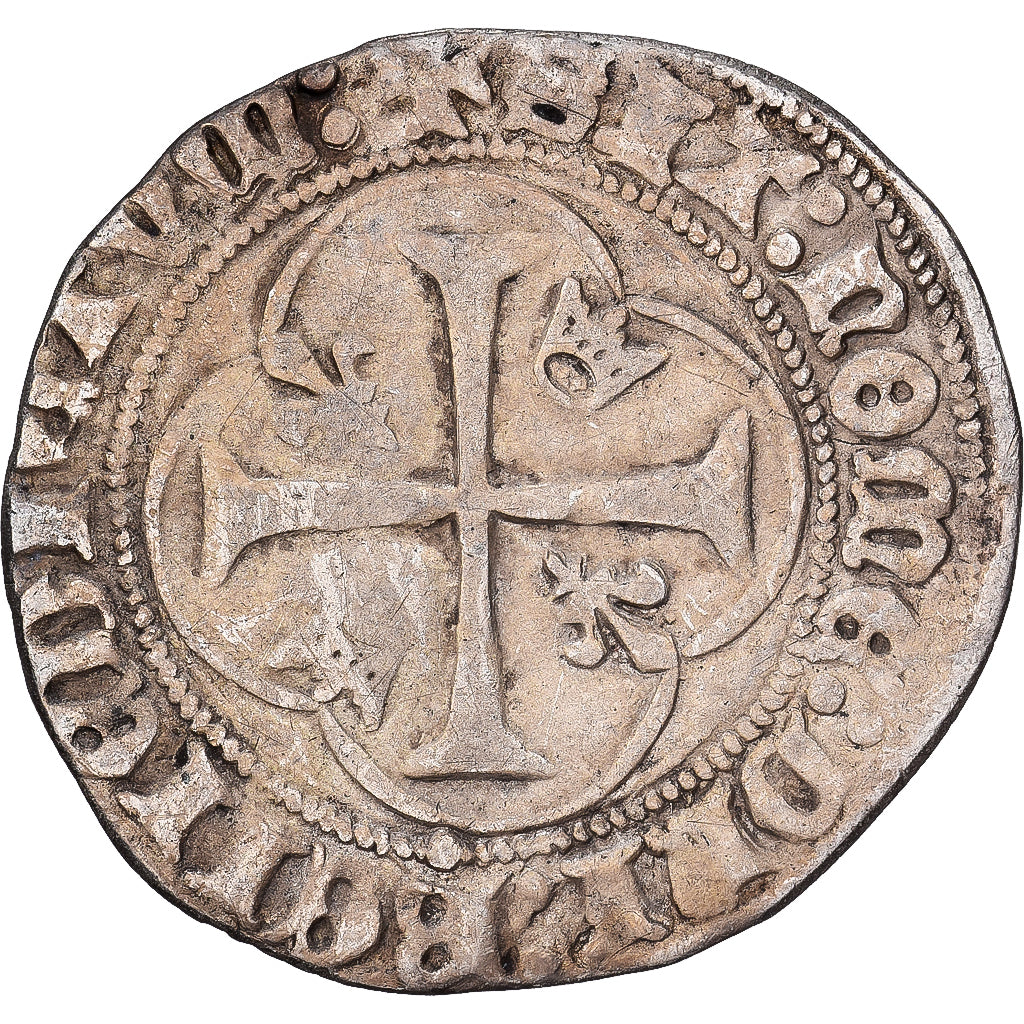 Frankreich, Charles VII, Blanc à la couronne, 1422-1461, Saint-Pourçain