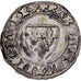 Francja, Charles VI, Blanc Guénar, 1380-1422, Toulouse, Bilon, VF(30-35)