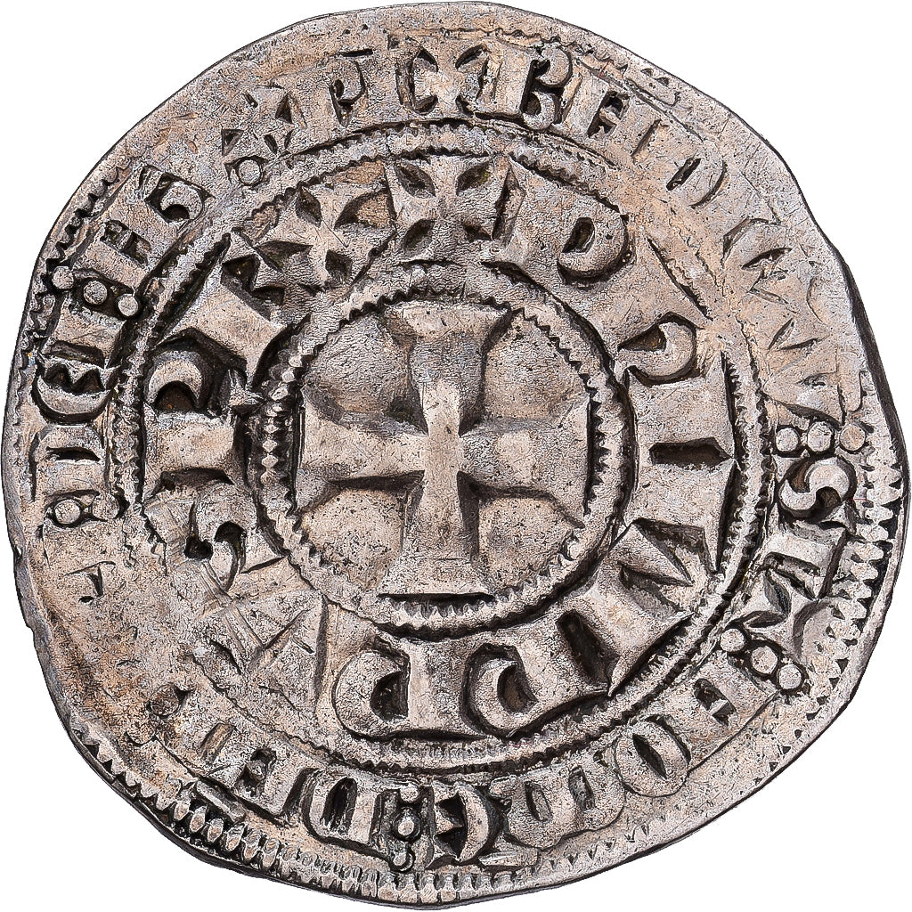 Frankrijk, Philippe IV, Gros Tournois, AH 1290 / 1873, Zilver, FR+, Duplessy:214