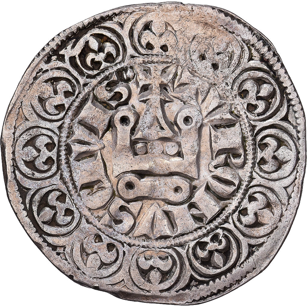 Frankrijk, Philippe IV, Gros Tournois, AH 1290 / 1873, Zilver, FR+, Duplessy:214