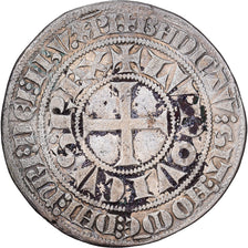 France, Louis IX, Gros Tournois, 1226-1270, Argent, TTB, Duplessy:190D