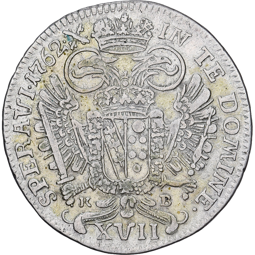 Austria, Franz I, 17 Krajczar, 1762, Kremnica, Silver, EF(40-45), KM:2878