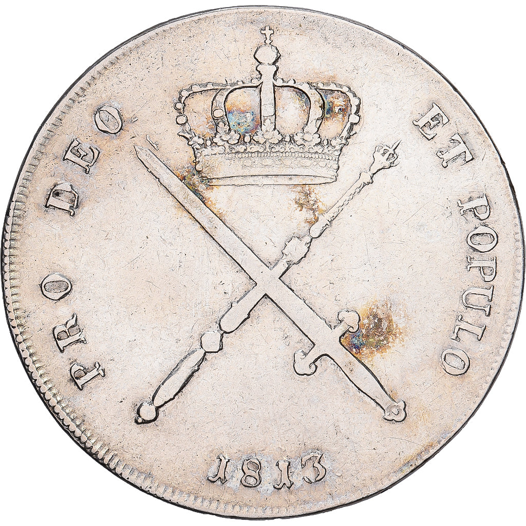Landy niemieckie, Maximilian I Joseph, Kronenthaler, 1813, Munich, Srebro