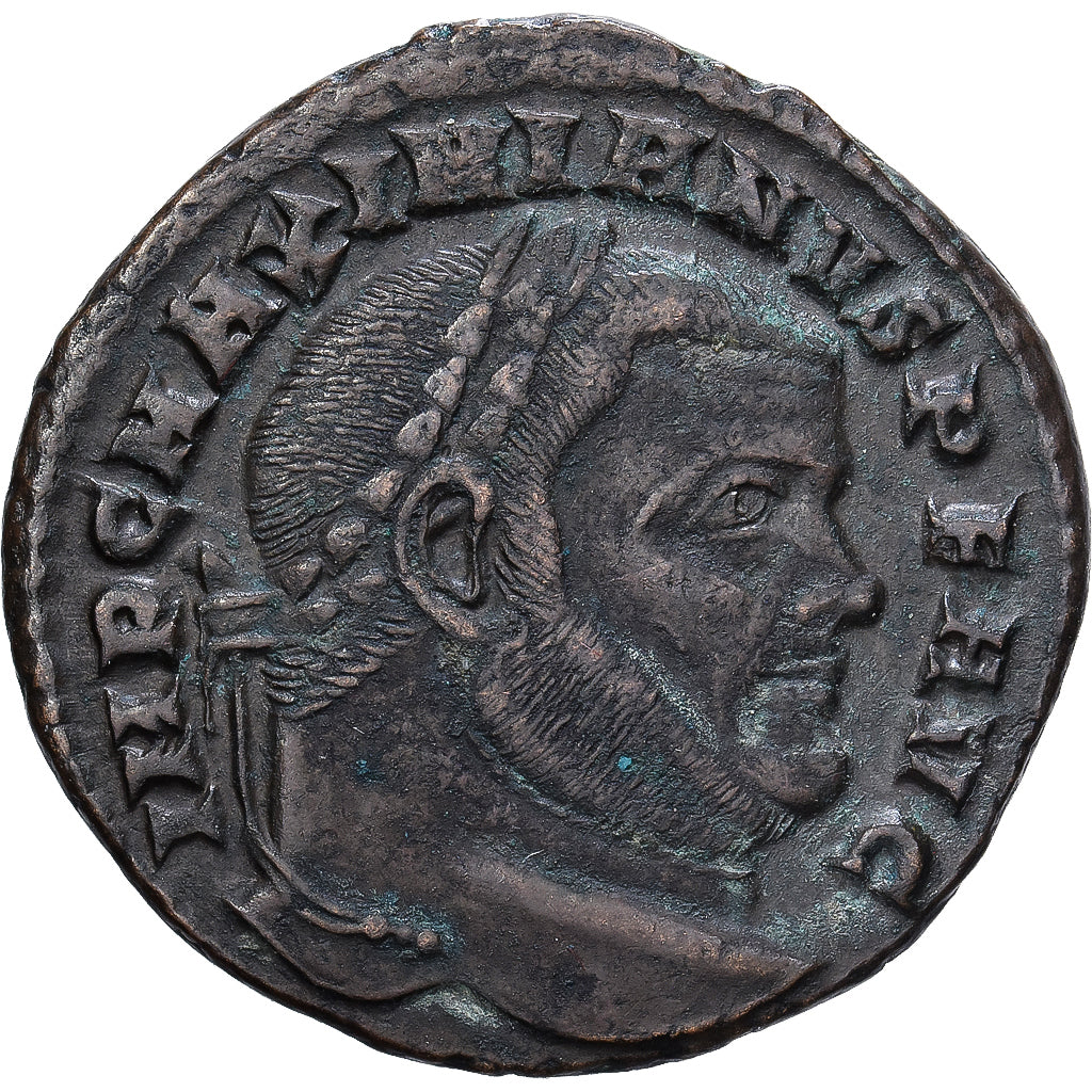 Roman Empire, Maximien Hercule, Follis, 307, Rome, Bronze, SS, RIC:198