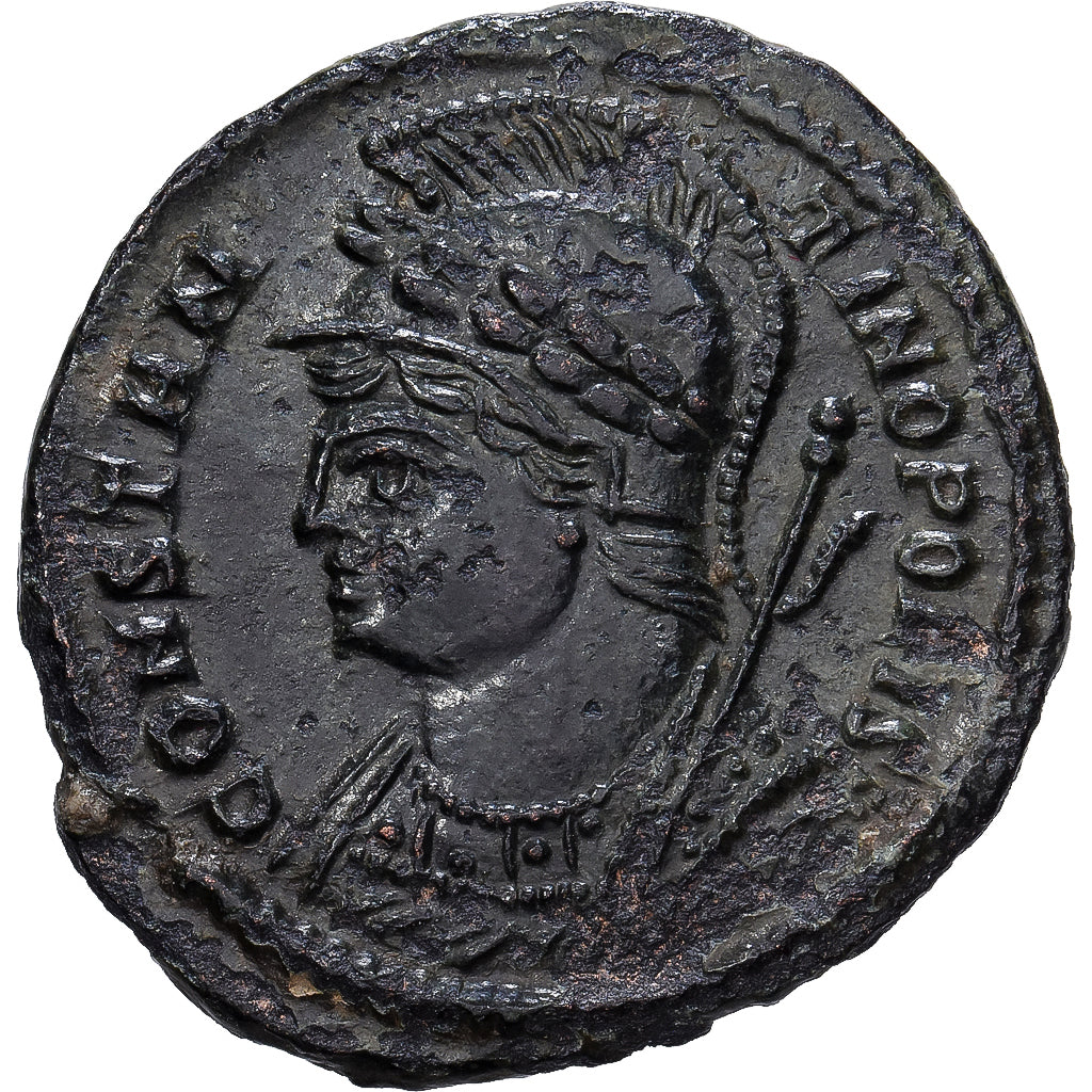 Roman Empire, Constantinopolis, Nummus, 332-333, Trier, Bronzen, PR, RIC:543