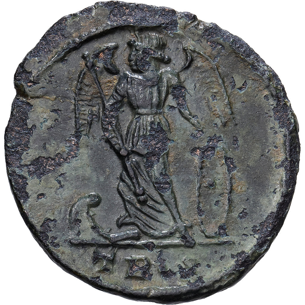 Roman Empire, Constantinopolis, Nummus, 332-333, Trier, Bronzen, PR, RIC:543