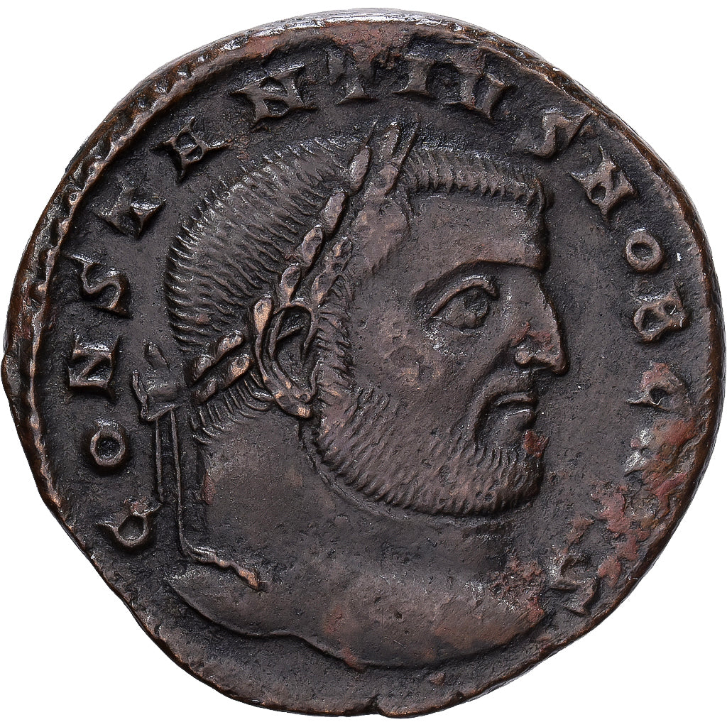 Roman Empire, Constantius Chlorus, Follis, 300-303, Ticinum, Bronze, SS+