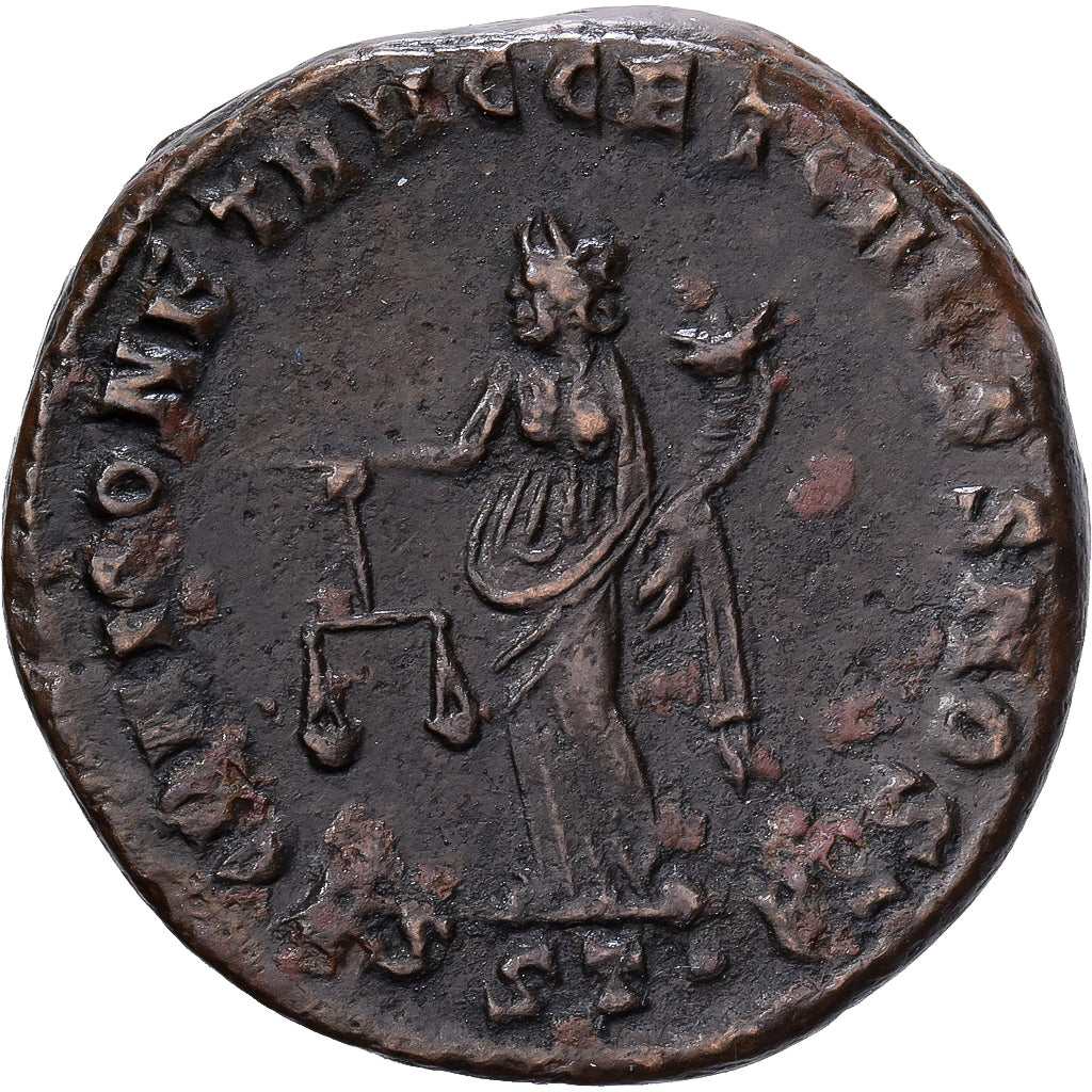 Roman Empire, Constantius Chlorus, Follis, 300-303, Ticinum, Bronze, SS+