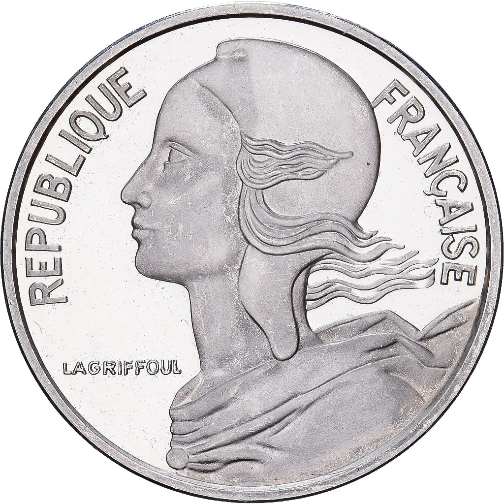 Frankreich, 5 Centimes, 1976, MDP, Silber, UNZ, Gadoury:22.P2