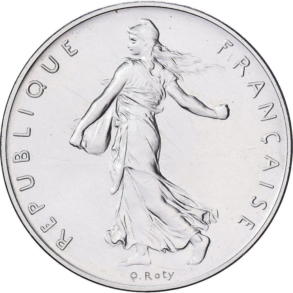 Frankreich, 1 Franc, Semeuse, 1976, MDP, Piéfort, Silber, MS66, Gadoury:104.P2