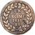 Frankreich, Louis XVIII, 1 Décime, 1815, Strasbourg, Bronze, S+, Gadoury:196c