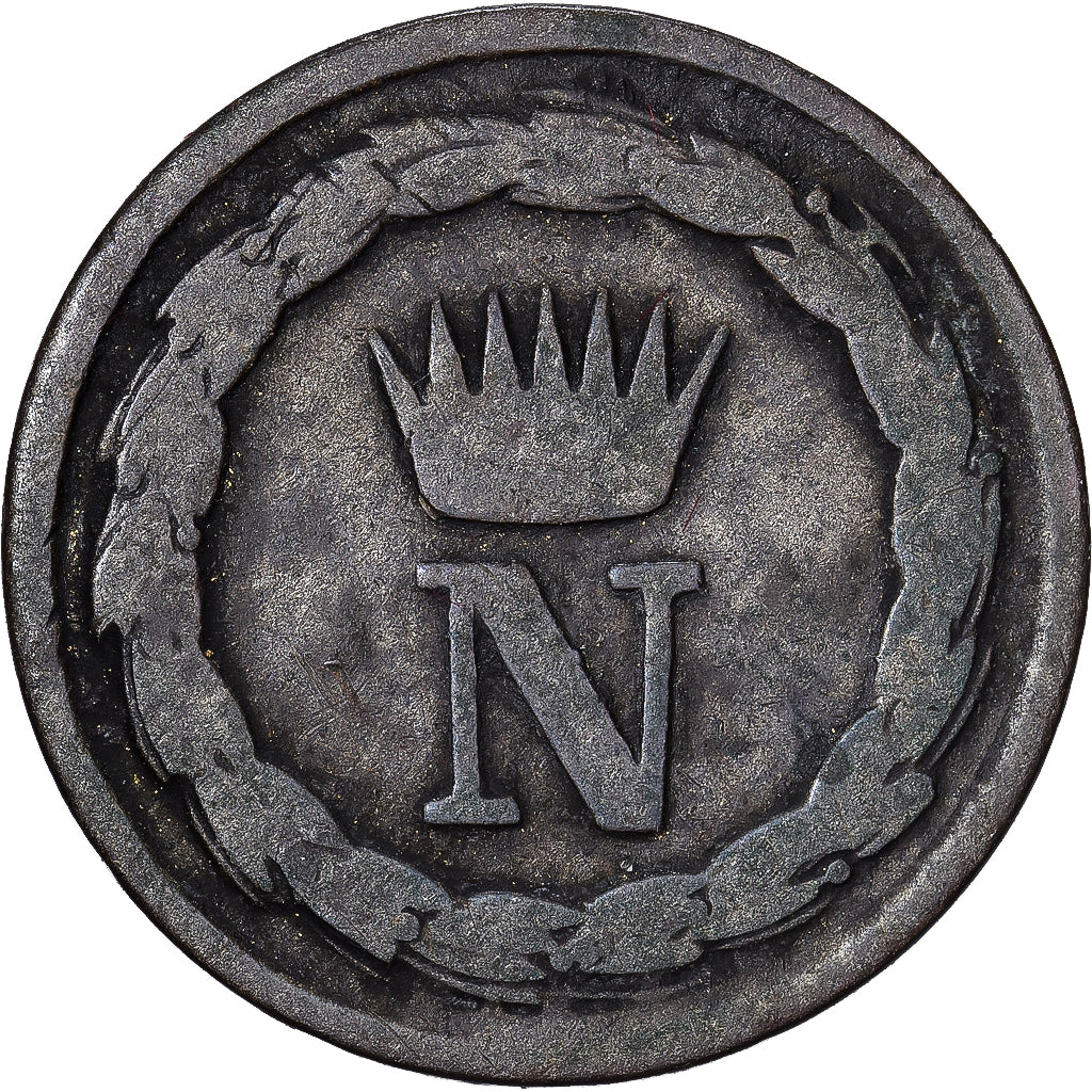 Italien, Napoleon I, 10 Centimes, 1810, Milan, Billon, S, Gadoury:IT19