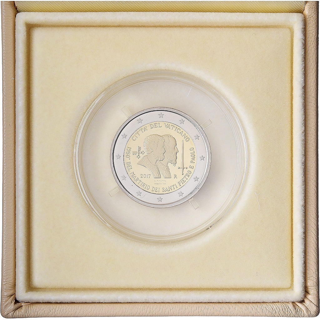 Vaticaanstad, 2 Euro, 1950ème anniversaire du martyr des Saints Pierre et Paul