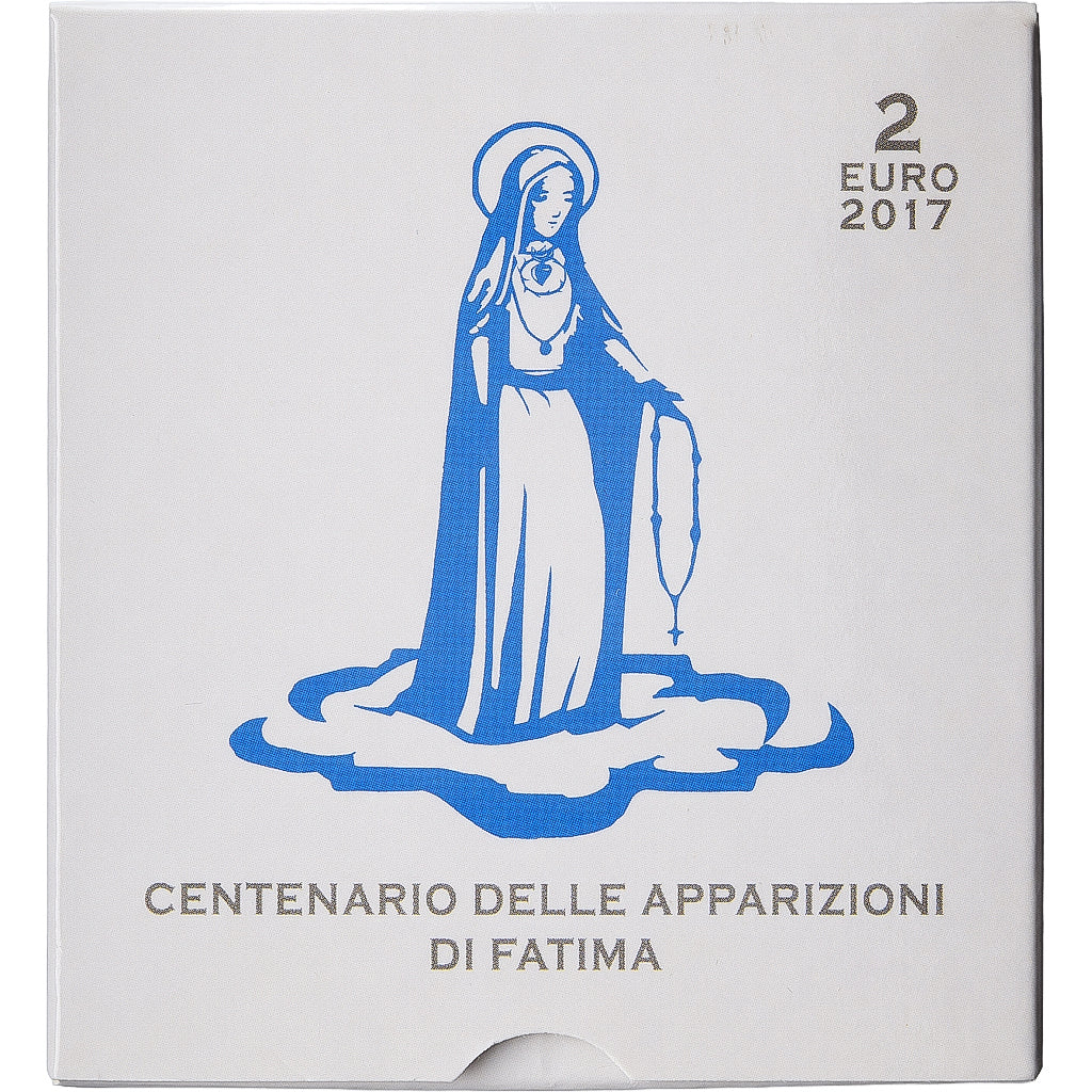 Vatikanstadt, 2 Euro, Centenary of the Fatima apparitions, PP, 2017, Rome