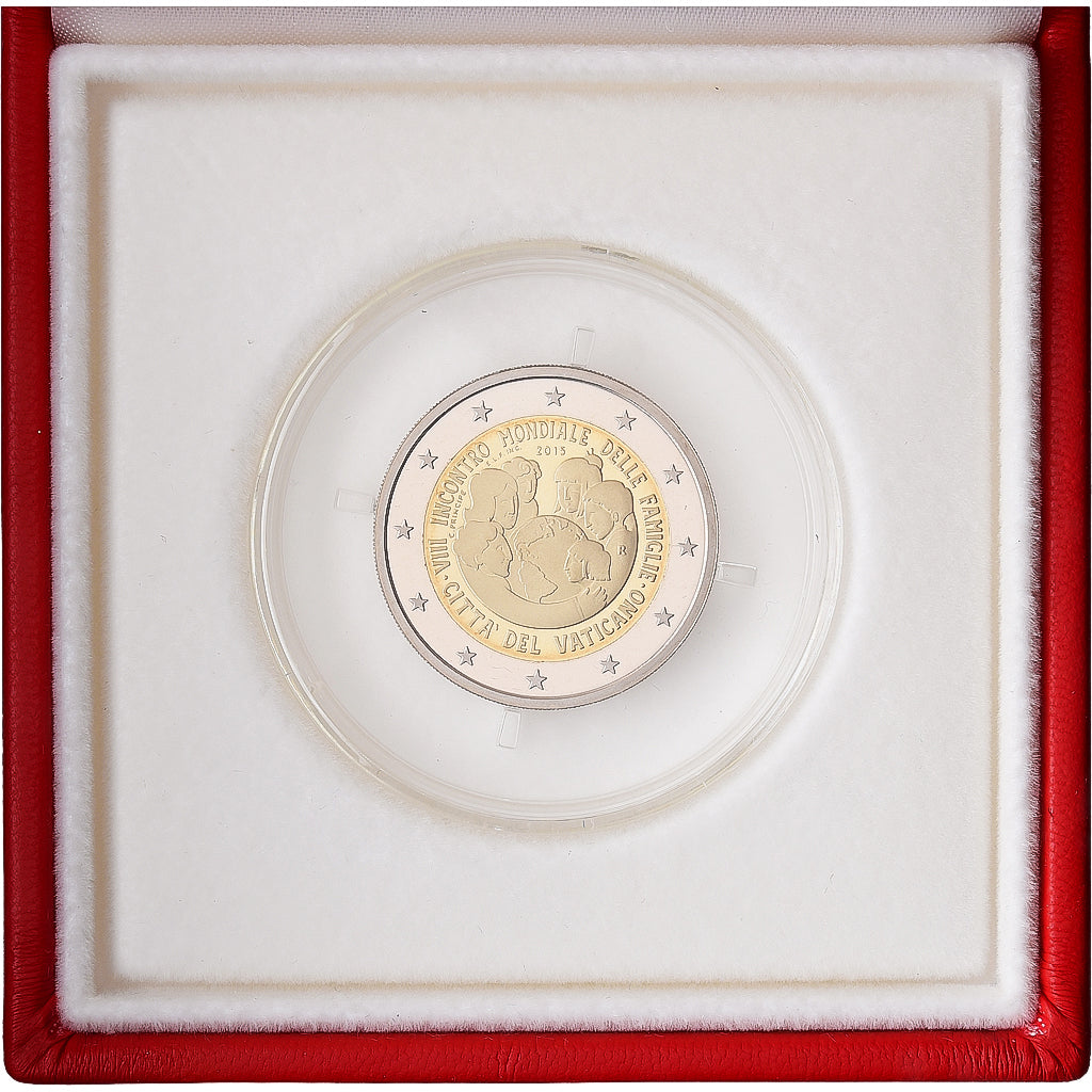CIUDAD DEL VATICANO, 2 Euro, 8th World Meeting of Families, Prueba, 2015, Rome