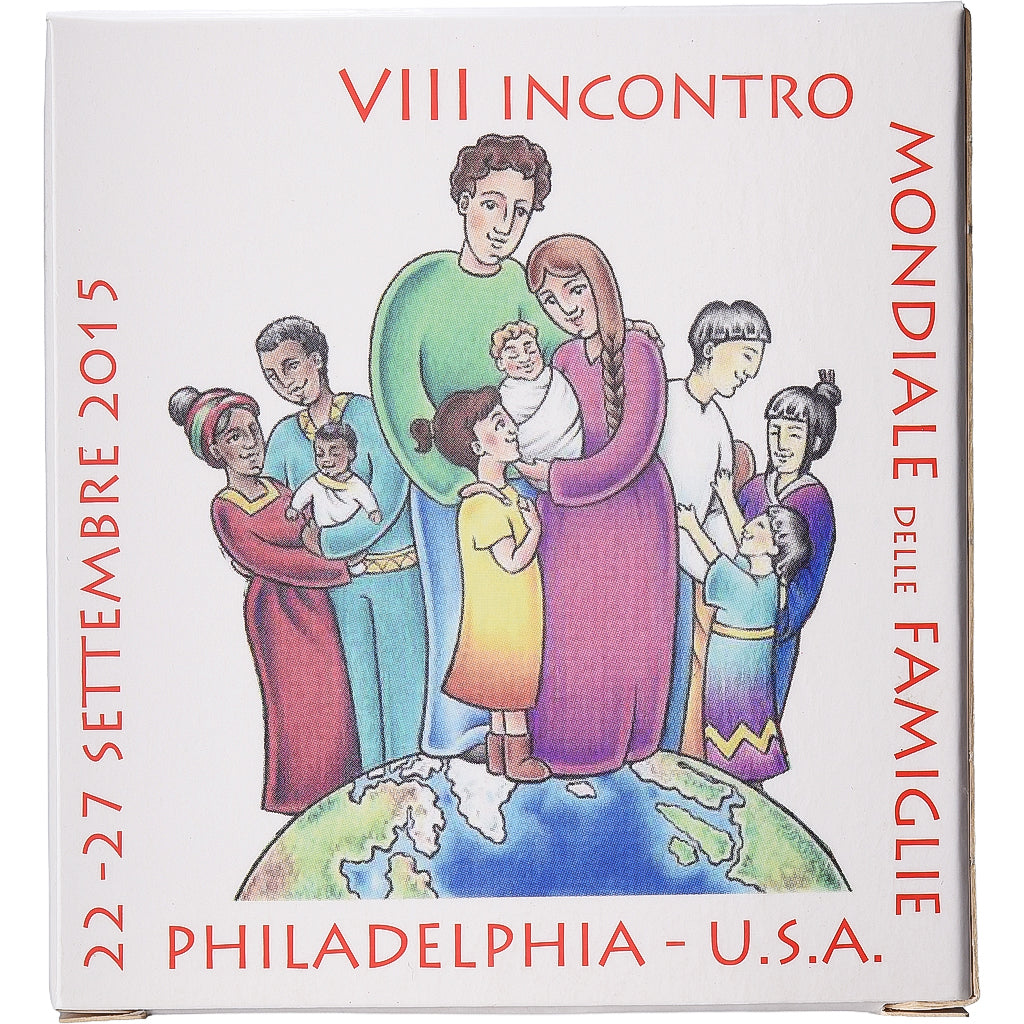 CIUDAD DEL VATICANO, 2 Euro, 8th World Meeting of Families, Prueba, 2015, Rome