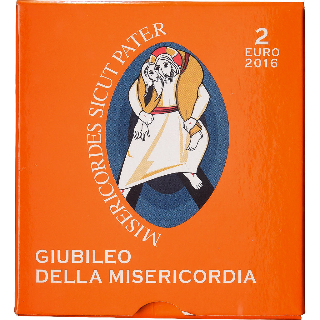 Vatikanstadt, Francis, 2 Euro, Jubilé de la Miséricorde, PP, 2016, Rome