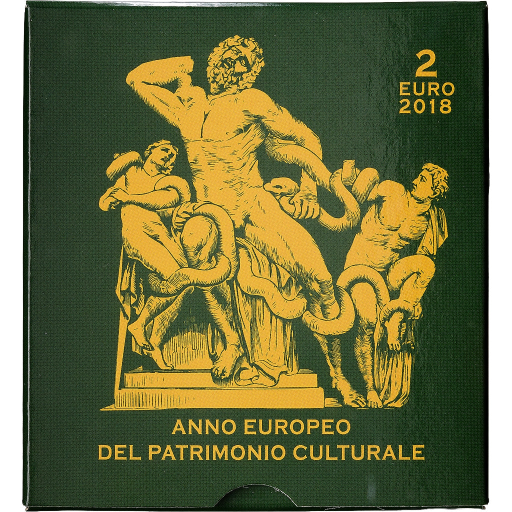 Vatikanstadt, Francis, 2 Euro, European Year of Cultural Heritage, PP, 2018