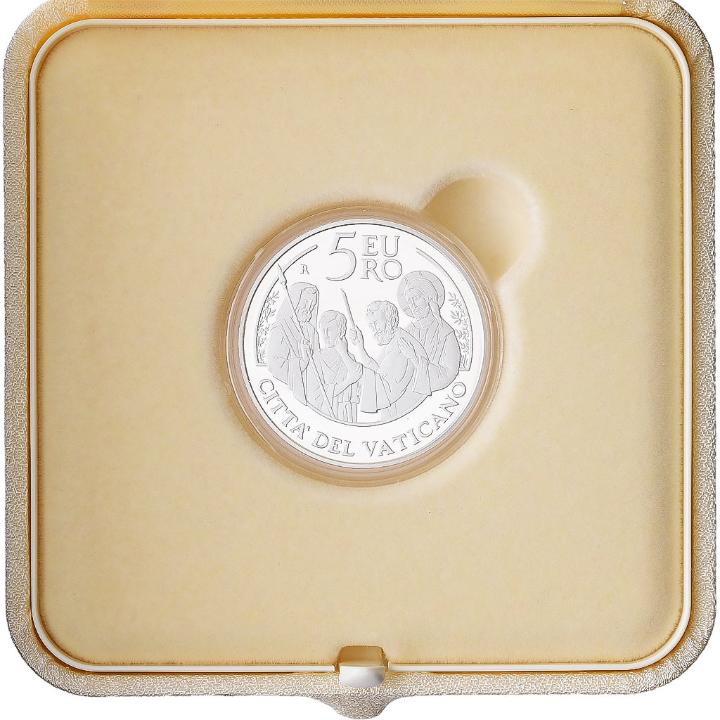 PAŃSTWO WATYKAŃSKIE, Francis, 5 Euro, 50th World Peace Day, Proof, 2017, Rome