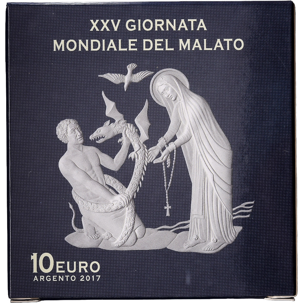 Vatikanstadt, Francis, 10 Euro, 25th World Day of the Sick, PP, 2017, Rome