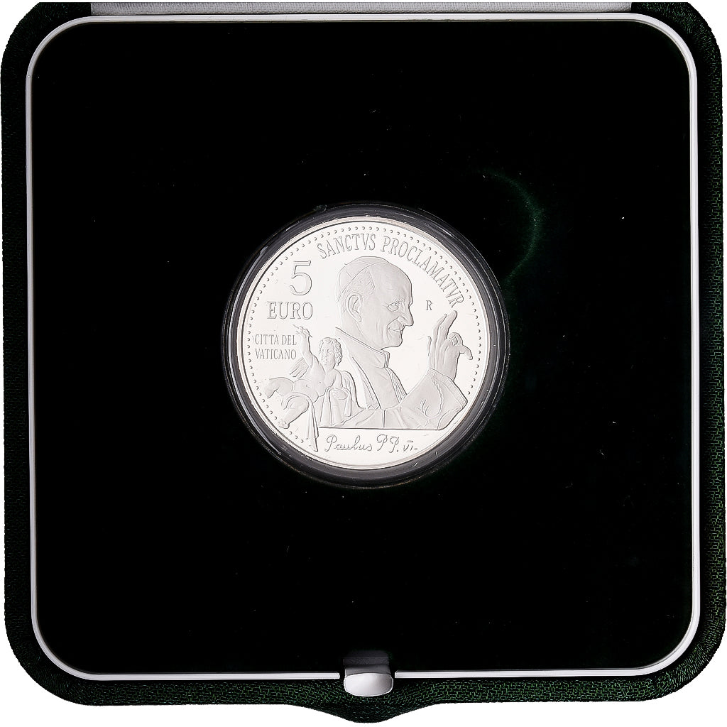 Vatikanstadt, Francis, 5 Euro, Canonization of Paul VI, PP, 2018, Rome, Silber