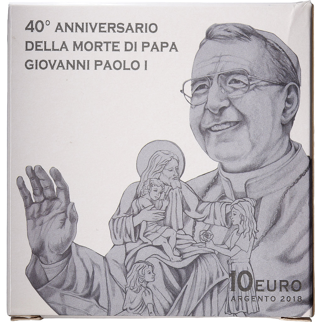 CIUDAD DEL VATICANO, Francis, 10 Euro, Giovanni Paolo I, Prueba, 2018, Rome