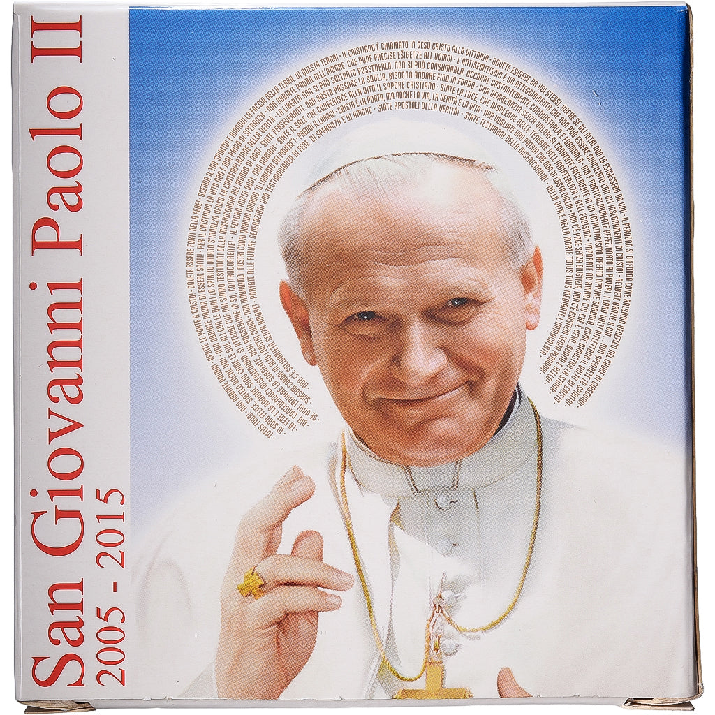 CIUDAD DEL VATICANO, Francis, 10 Euro, GIovanni Paolo II, Prueba, 2015, Rome