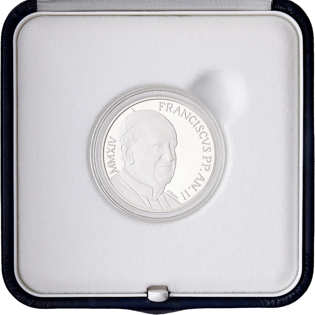 PAŃSTWO WATYKAŃSKIE, Francis, 10 Euro, Communication, Proof, 2014, Rome
