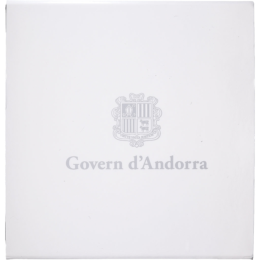 Andorra, 5 Euro, 25ème anniversaire de la constitution, 2018, Plata, SC, KM:560