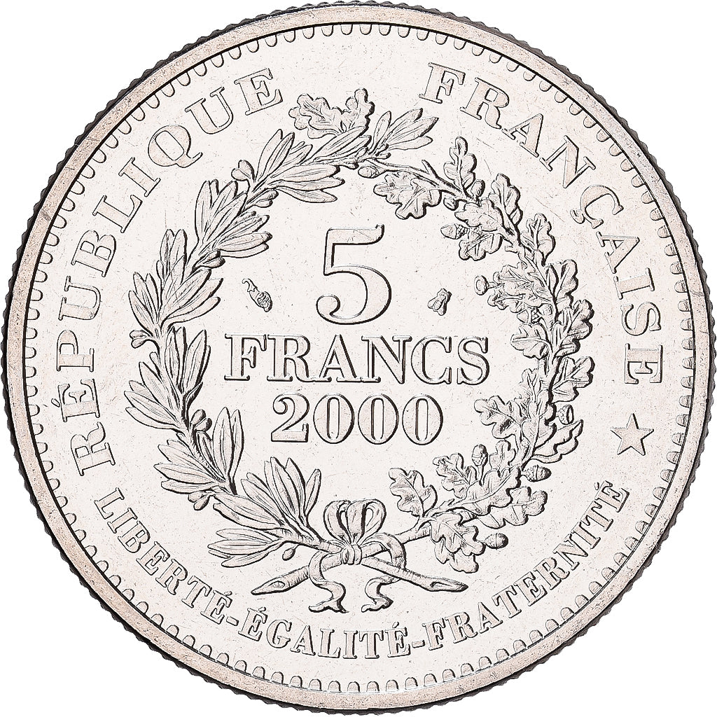 Frankrijk, 5 Francs, Statère des Parisii, 2000, MDP, Cupronickel, ZF, KM:1222
