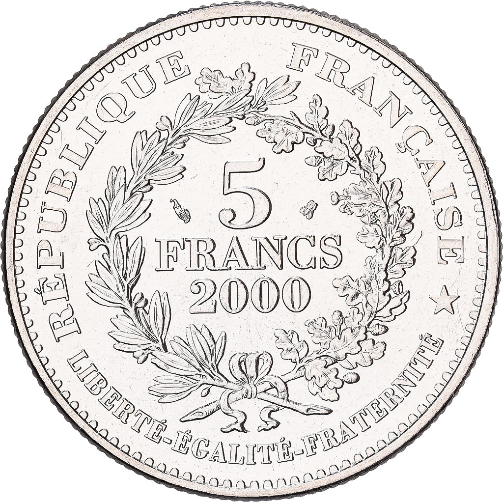 Frankrijk, 5 Francs, Franc d'Henri III, 2000, MDP, Cupronickel, UNC-, KM:1963