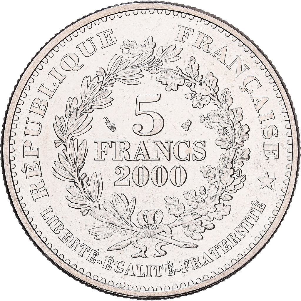 Frankrijk, 5 Francs, Louis d'or de Louis XIII, 2000, MDP, Cupronickel, PR