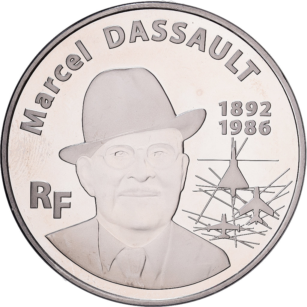 Frankrijk, 10 Euro, Marcel Dassault, 2010, MDP, Maillechort, UNC-, KM:1691