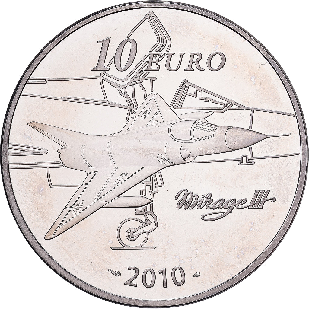 Frankrijk, 10 Euro, Marcel Dassault, 2010, MDP, Maillechort, UNC-, KM:1691